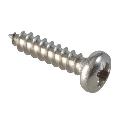  - Forgefix Self-Tapping ScrewsPoziPan HeadA2 Stainless Steel Multi Colour (1/2In X 4 Forgepack 60)