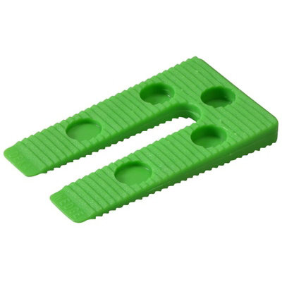 Broadfix Green Precision Wedges (Bag 100) Multi Colour (78 X 45mm) from B&Q