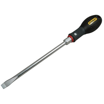 B&Q Stanley Hand Tools Fatmax Bolster Screwdriver, Flared Multi Colour (6.5Mm)