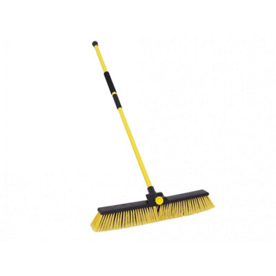 Bulldozer Telescopic Heavy-Duty Broom Multi Colour (609mm (24In)) from B&Q