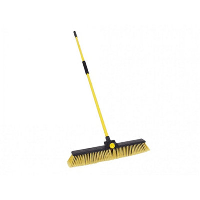  - Bulldozer Heavy-Duty BroomClipped With Handle Multi Colour (600mm (24In))