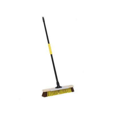 Bulldozer Dual Fill B/pet Broom Multi Colour (With Metal Scraper 457mm (18In)) from B&Q