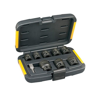 Dewalt Power Tools Dt7507 Impact Socket Set9 Piece Multi Colour (One Size) from B&Q