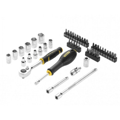  - Stanley Hand Tools Fatmax 1/4In M Pro-Stack Socket Set48 Piece Multi Colour (One Size)