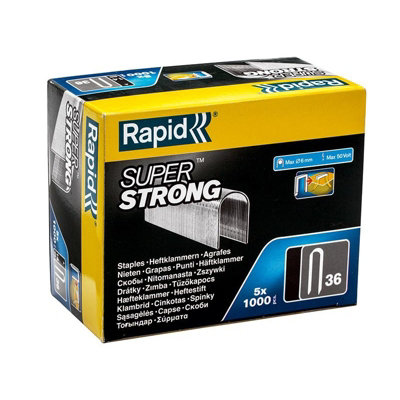 B&Q -  36 Series Staples Multi Colour (14mm Leg Length (Divergent Points))