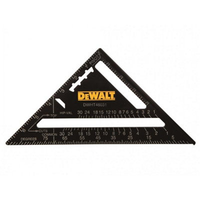 Dewalt Hand Tools Rafter Layout Square Multi Colour (7In) from B&Q