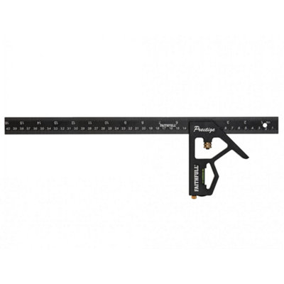 Faithfull Prestige Combination Square Multi Colour (400mm (16In)) from B&Q