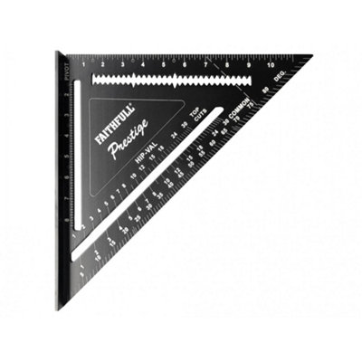 Faithfull Prestige Quick Square Black Aluminium A - Multi Colour - Image 3