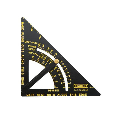 Stanley Hand Tools Adjustable Quick Square 170mm (6.3/4In) Multi Colour (170mm (6.3/4In)) from B&Q