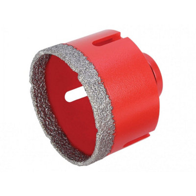 B&Q Rubi Tiling Tools Dry Cut Diamond Drill Bit Multi Colour (68Mm)