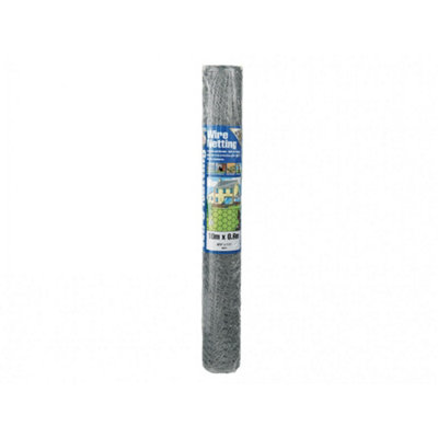 Gardman Galvanised Wire Netting Galvanised (13mm Hexagon10 X 0.9M) from B&Q