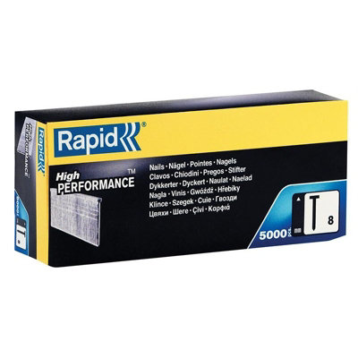 Rapid No.8 Brad Nails 18Ga Multi Colour (30mm (Box Of 5000))
