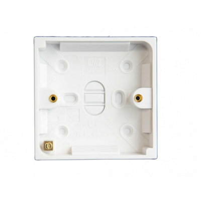 Dencon Pattress Box Multi Colour (1-Gang 18mm) from B&Q