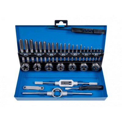 Bluespot Tools Metric Tap And Die Set32 Piece Multi Colour (One Size) from B&Q