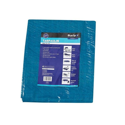B&Q -  Tarpaulin Multi Colour (Blue1.9 X 2.9M (6 X 9Ft))