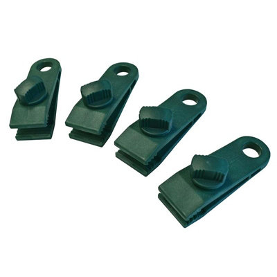 B&Q -  Tarpaulin ClipsSet Of 4 Multi Colour (One Size)
