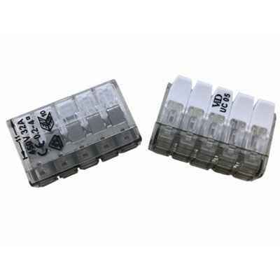 B&Q -  Compact Lever Connector Multi Colour (5 Pole32A)