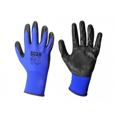 Scan Max. Dexterity Nitrile Gloves from B&Q