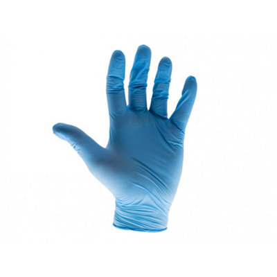 Scan Nitrile Disposable GlovesBlue from B&Q