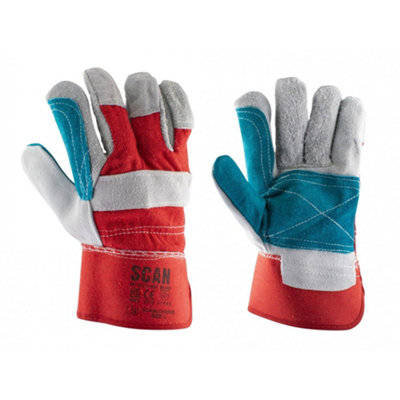 Scan Heavy-Duty Rigger GlovesLarge from B&Q