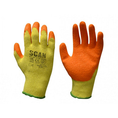 Scan Knitshell Latex Palm Gloves from B&Q