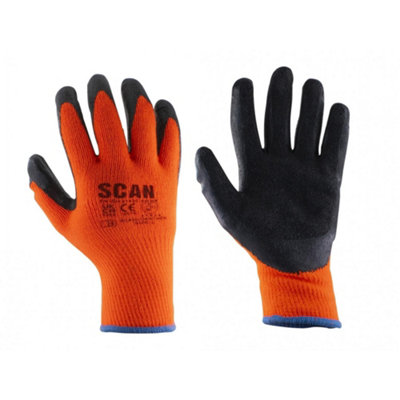 Scan Thermal Latex Coated Gloves from B&Q