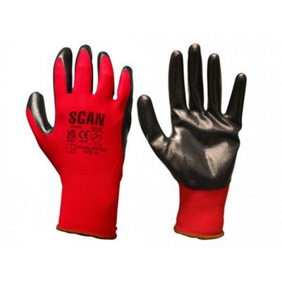Scan Nitrile Coated Knitted Gloves from B&Q