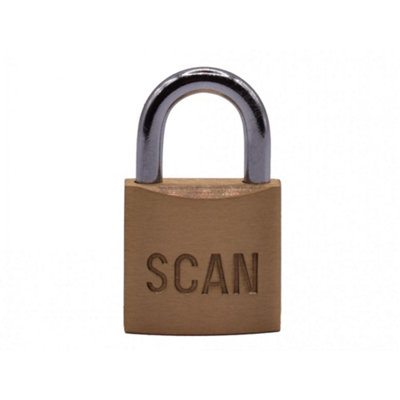 Scan Br Padlocks Multi Colour (25mm) from B&Q