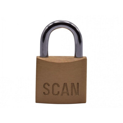 Scan Br Padlocks Multi Colour (30mm) from B&Q