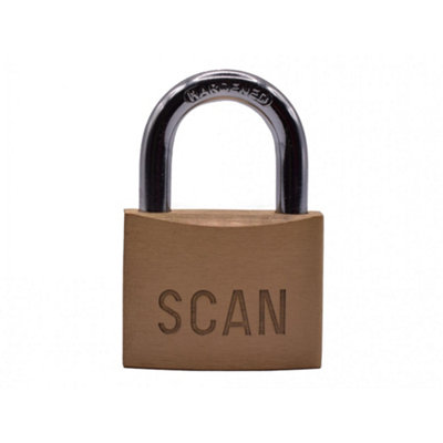 Scan Br Padlocks Multi Colour (50mm) from B&Q