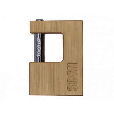 Scan Br Shutter Padlock Multi Colour (80mm) from B&Q