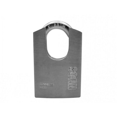  - Scan Stainless Steel Shrouded Padlock Multi Colour (50mm)