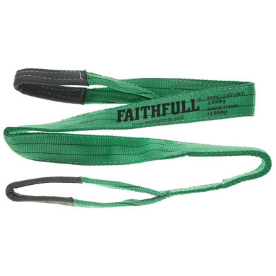 B&Q -  Lifting Sling Multi Colour (Green 2 Tonne 60mm X 2M)