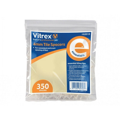 Vitrex Essential Tile Spacers Multi Colour (4mm) from B&Q