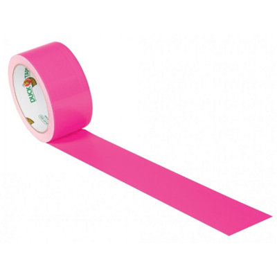 B&Q Pink Shurtape Duck Tape Colours & Patterns Multi Colour (48Mm X Neon ) 13.7M