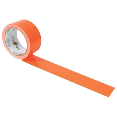  - Shurtape Duck Tape Colours & Patterns Multi Colour (48mm X 13.7M Neon Orange)