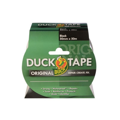 Shurtape Duck Tape Original Black (50mm X 50M Black) from B&Q