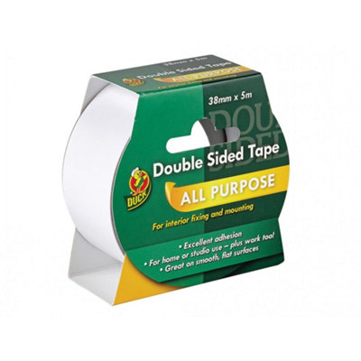 Shurtape Duck Tape Double-Sided Tape 38mm X 5M Multi Colour (One Size) from B&Q