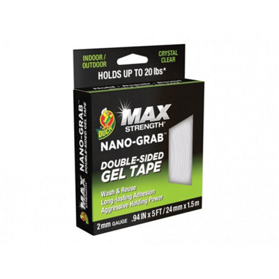 B&Q Shurtape Duck Max Strength Nano-Grab Tape 24Mm X Multi Colour (One ) 1.5M