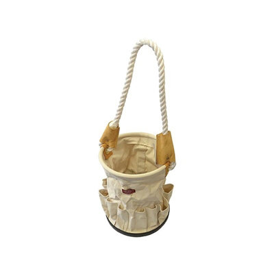 Faithfull Canvas Tool Bucket With Rope Handle Multi Colour (One Size) from B&Q
