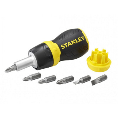 Stanley Hand Tools Multibit Ratchet Stubby & Bits - Multi Colour - Image 4