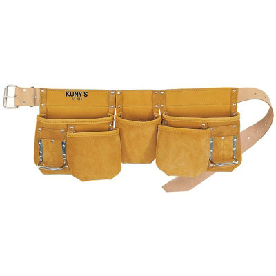 Kunys Unisex Multicolor Kuny's Ap-630 Carpenter's Apron Full Grain Leather Small - Image 3