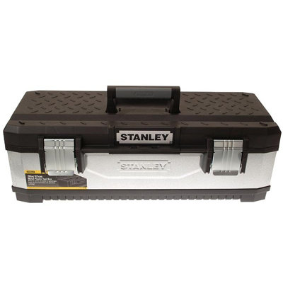Stanley Unisex Silver Galvanised Metal Toolbox In Small - Image 4