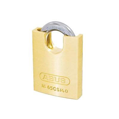 B&Q Abus Mechanical 65 Series Br Padlock Multi Colour (40Mm Closed Shackle Carded)