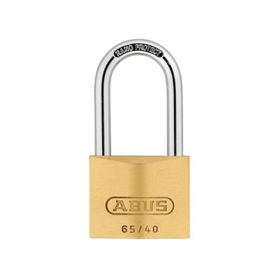 B&Q Abus Mechanical 65 Series Br Padlock Multi Colour (40Mm Long Shackle 40Mm)