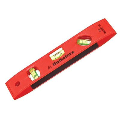 Hultafors Tvp20 Magnetic Torpedo Level 20Cm Multi Colour (One Size) from B&Q
