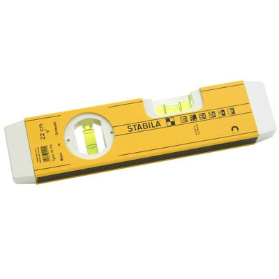 Stabila 70T Torpedo Level Multi Colour (22Cm Magnetic Base) from B&Q