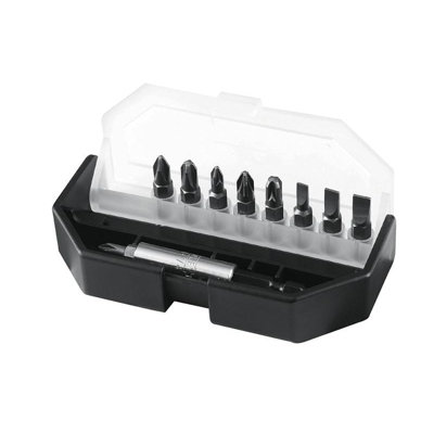  - Stanley Hand Tools Slotted/phillips/pozidriv Insert Bit Set10 Piece Multi Colour (One Size)