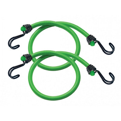 Master Lock Twin Wire Bungee Cords Green (80Cm Green)