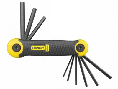 Stanley Hand Tools Folding Hexagon Key Set - Multi Colour - Image 3